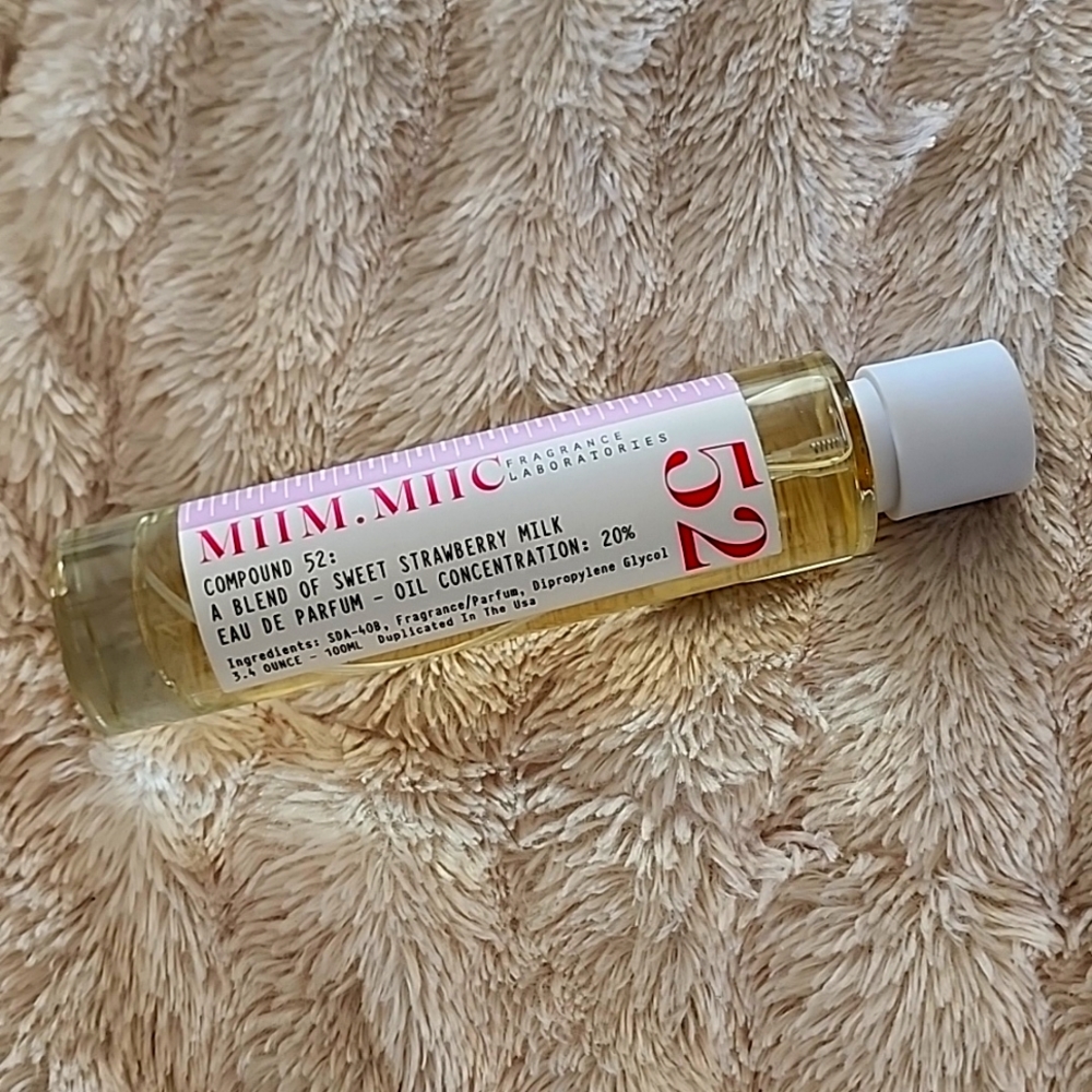 Miim.Miic fragrance Compound 52 Sweet Strawberry Milk new 3.4 oz